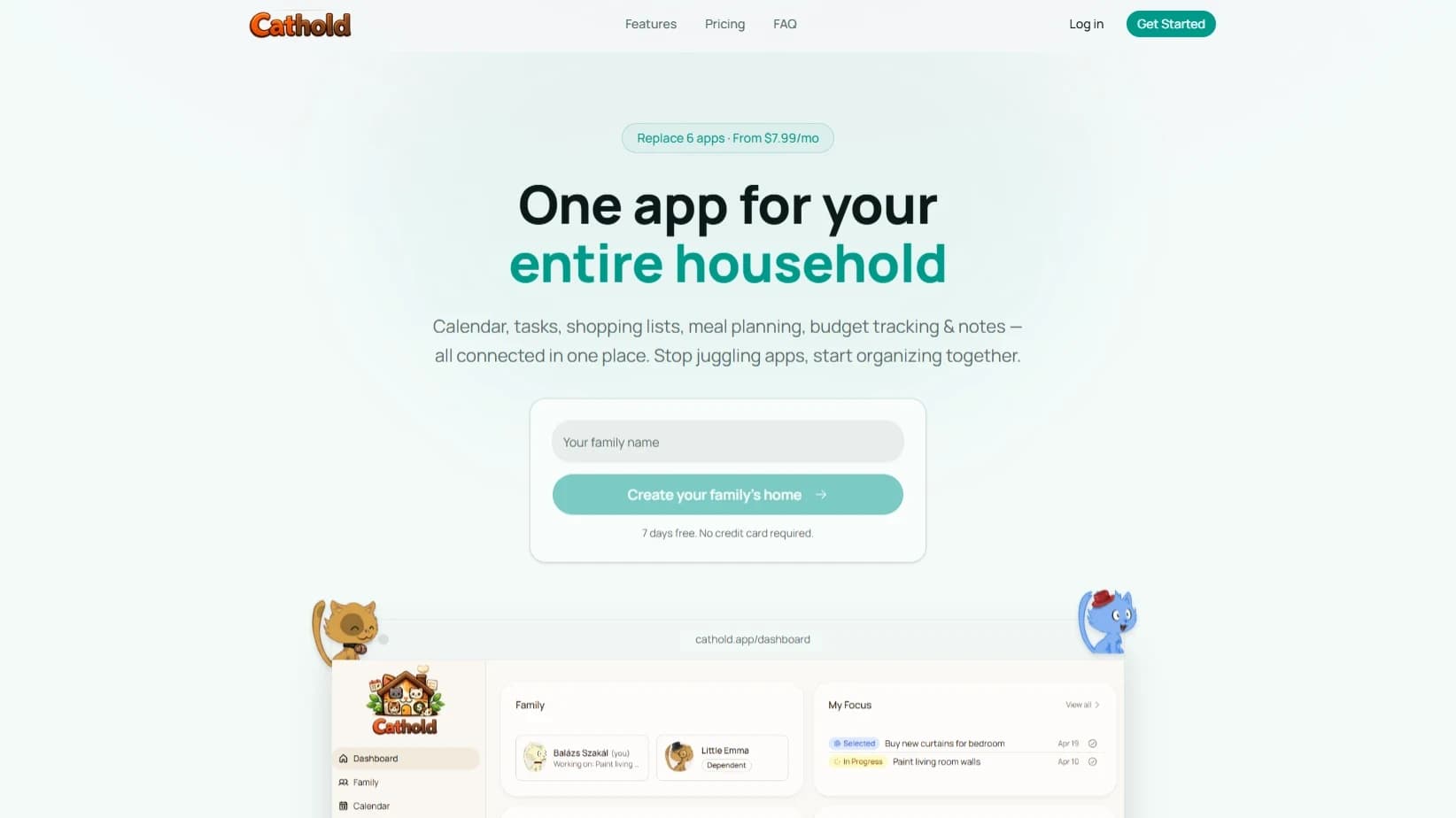 Cathold website preview