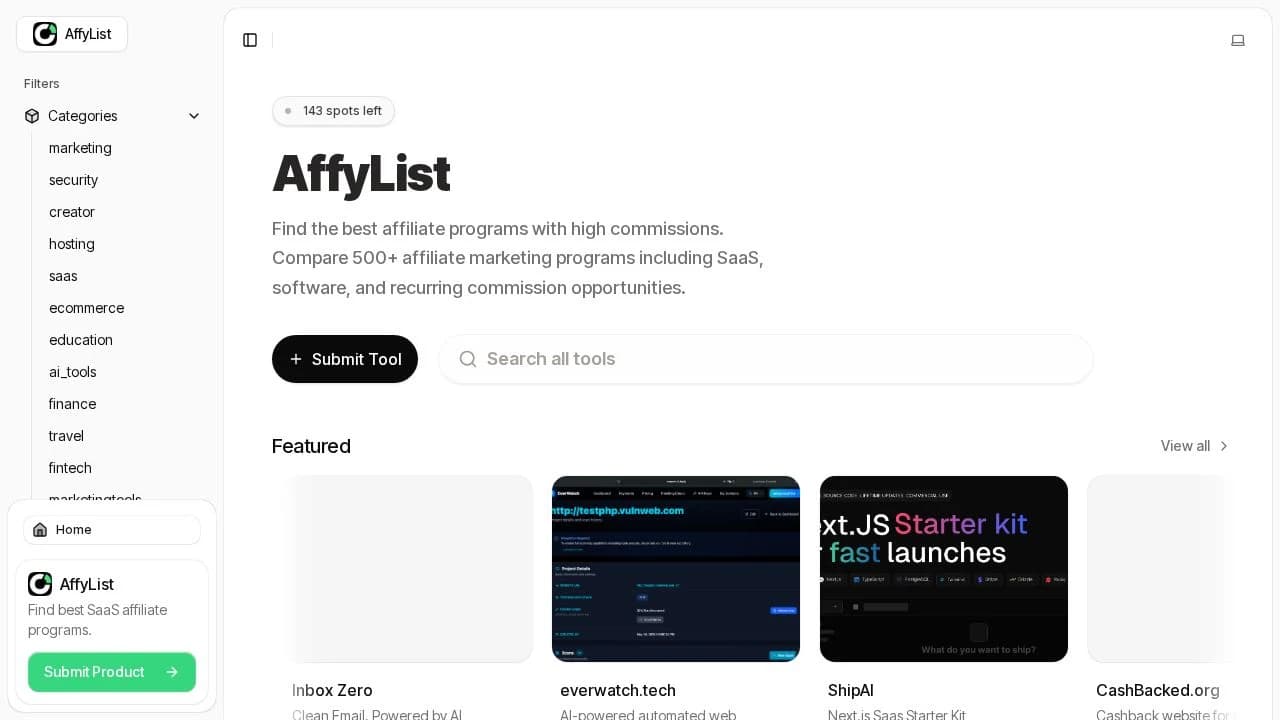 AffyList preview