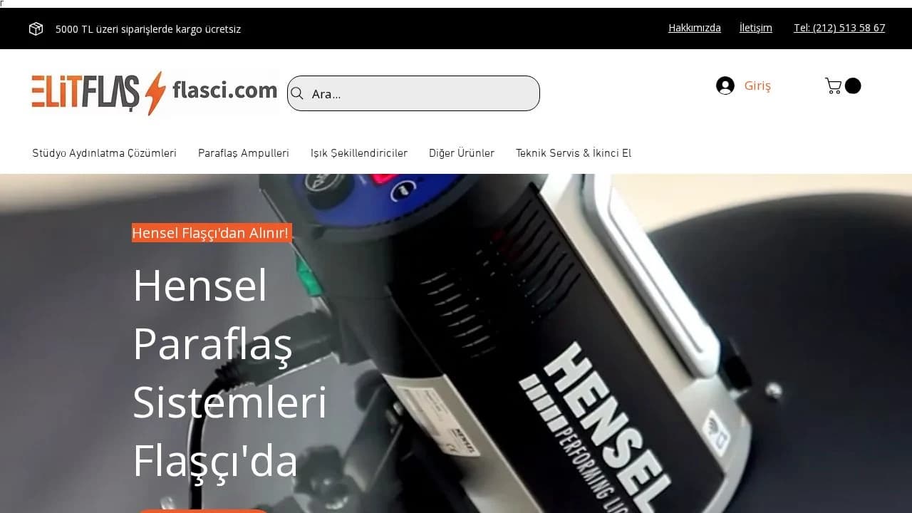 Flaşçı website preview