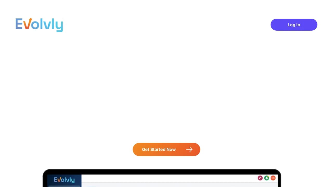 evolvly.io website preview