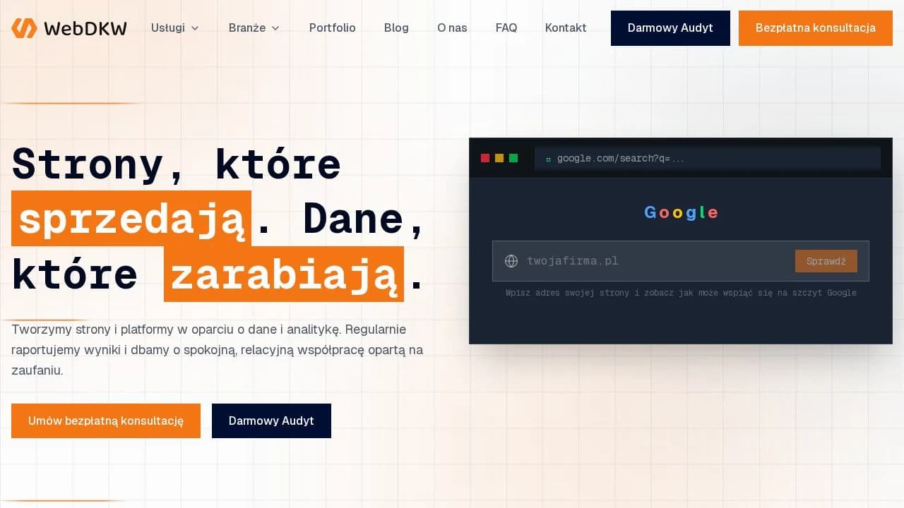 WebDKW website preview
