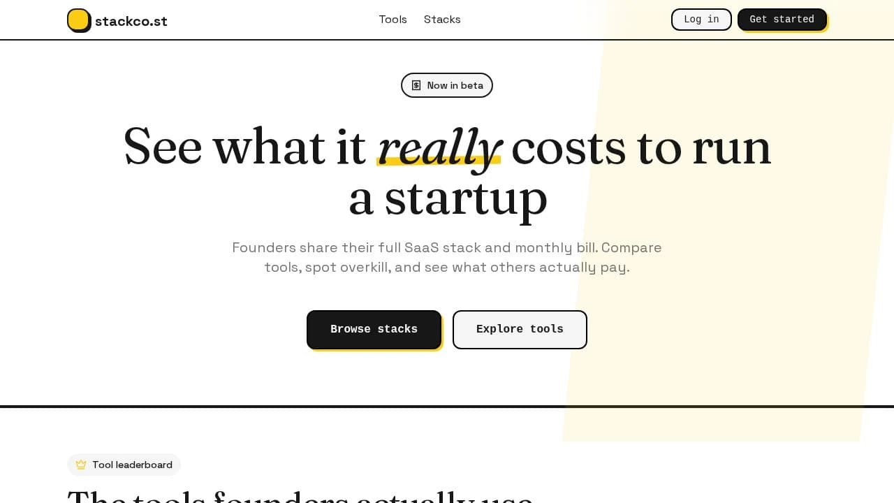 stackco.st website preview