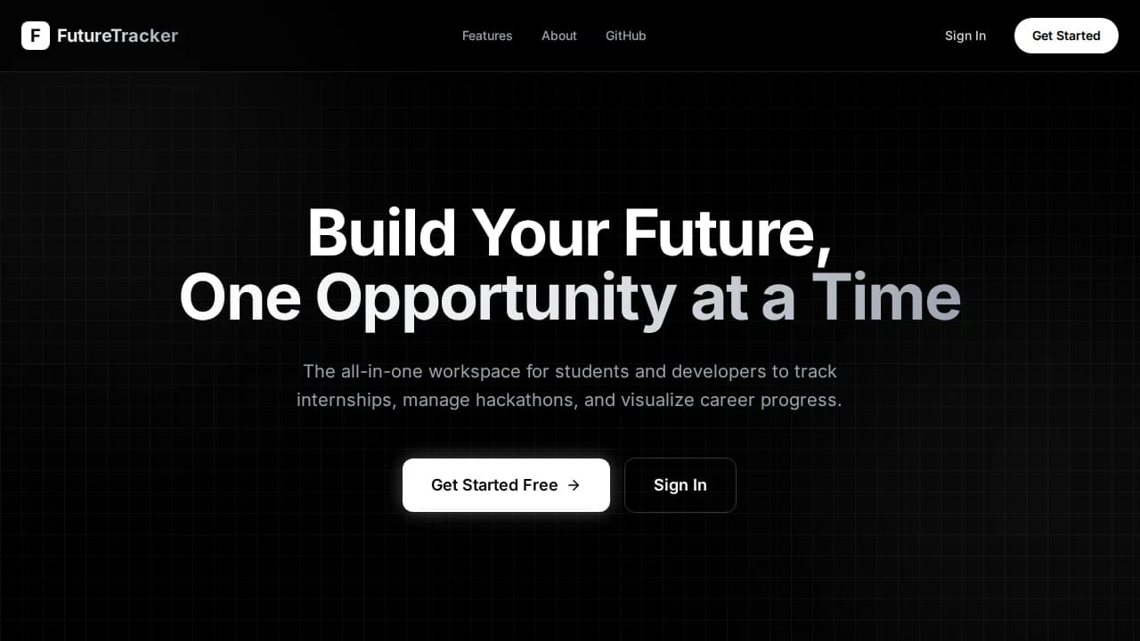 FutureTracker preview