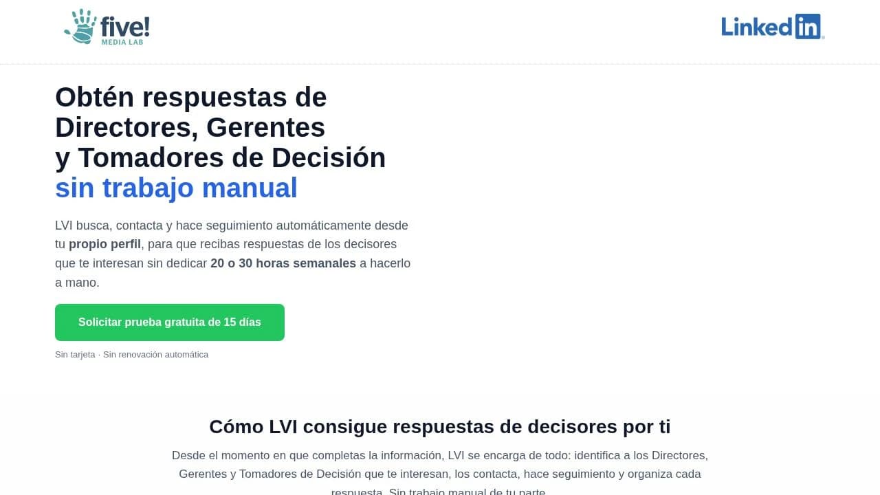 Five Media Lab website preview
