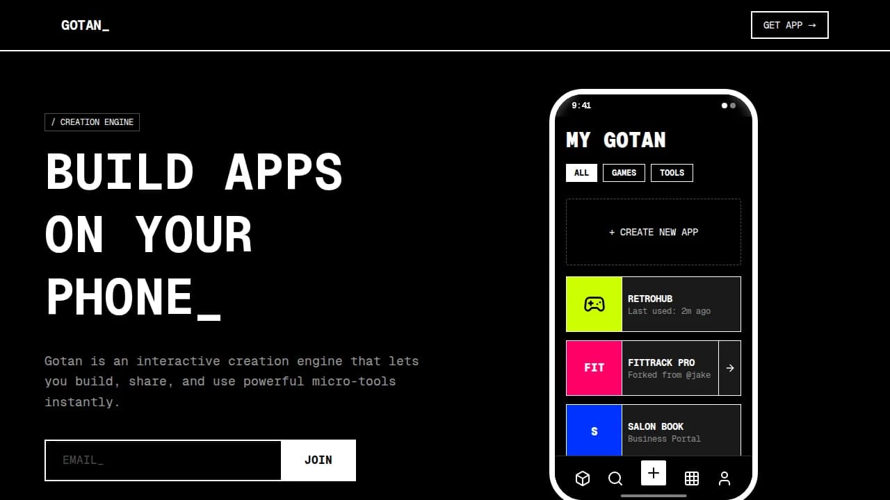 GOTAN_ website preview