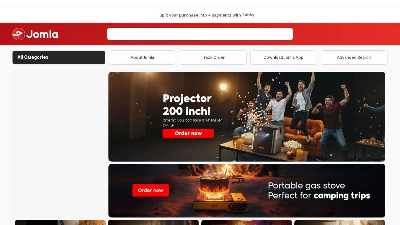 Jomla website preview