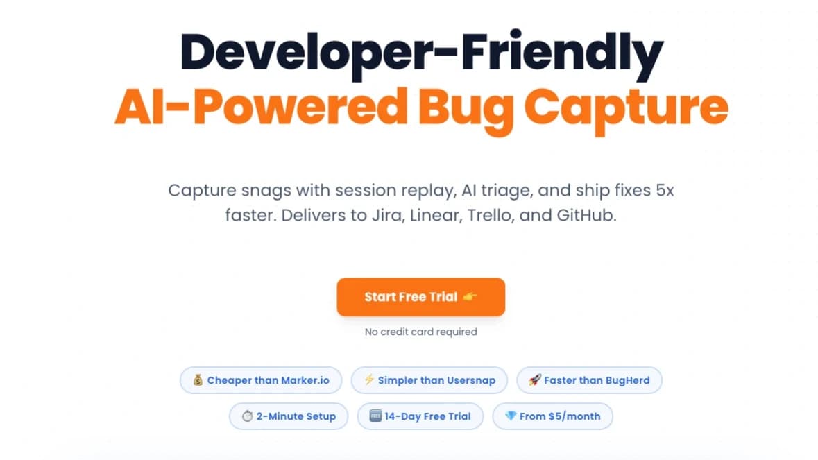 SnagRelay website preview