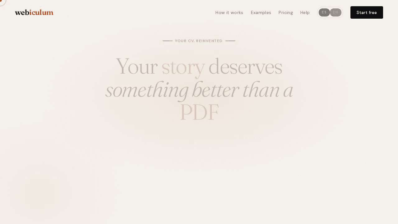 Webiculum website preview