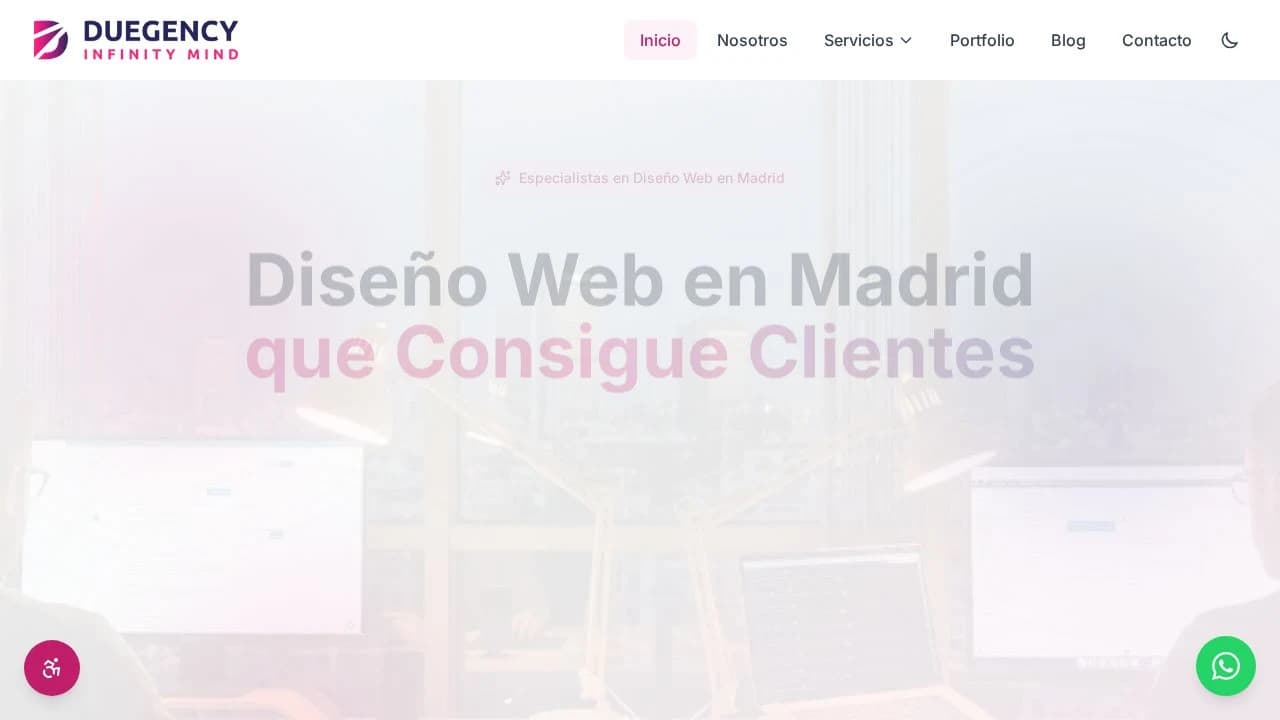 Diseño web website preview