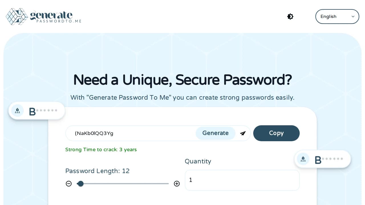 generatepasswordto.me website preview