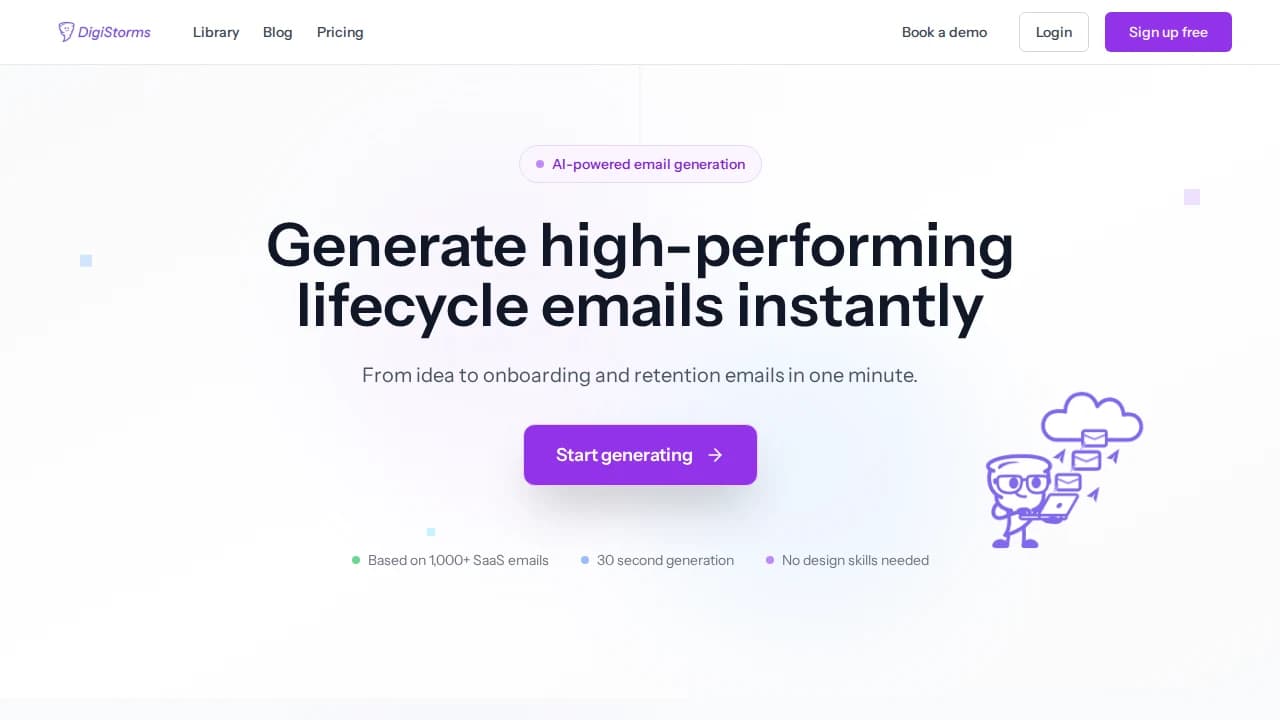 DigiStorms.ai website preview