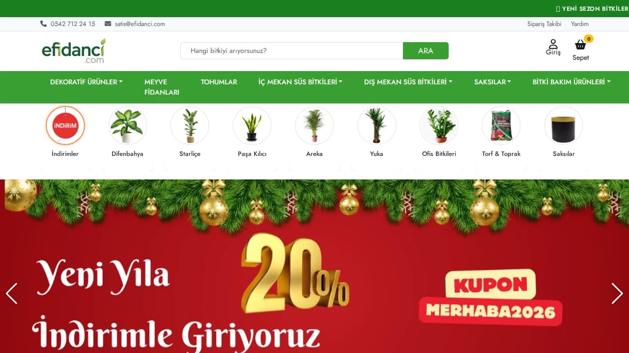 EFidanci website preview