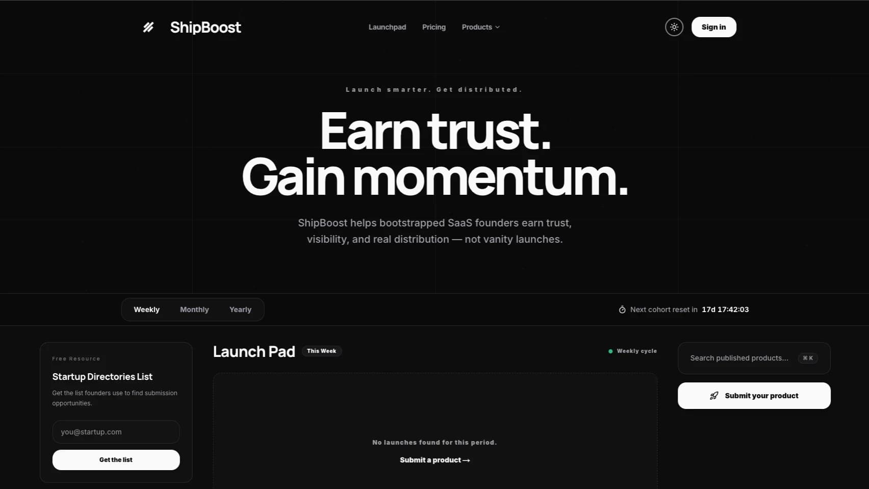 ShipBoost website preview