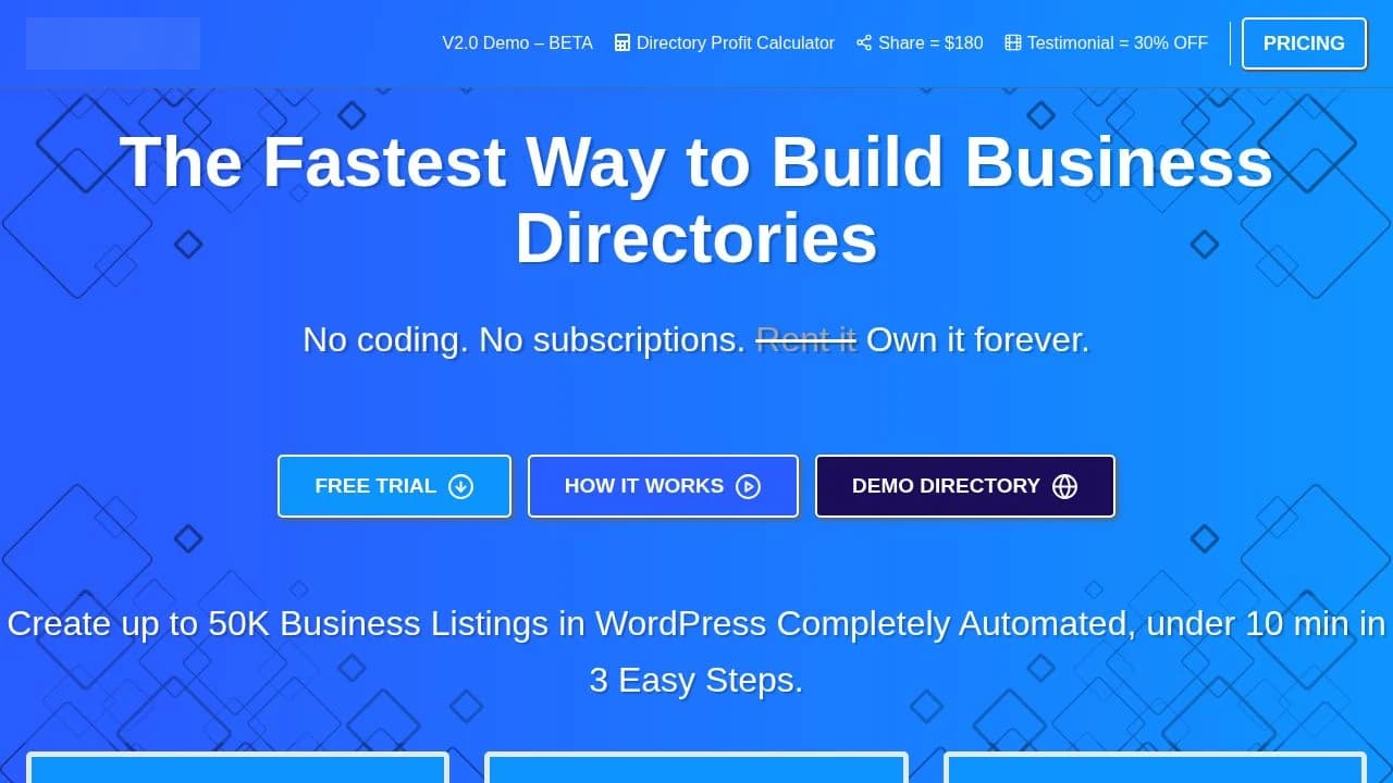 TurnKey Directories website preview