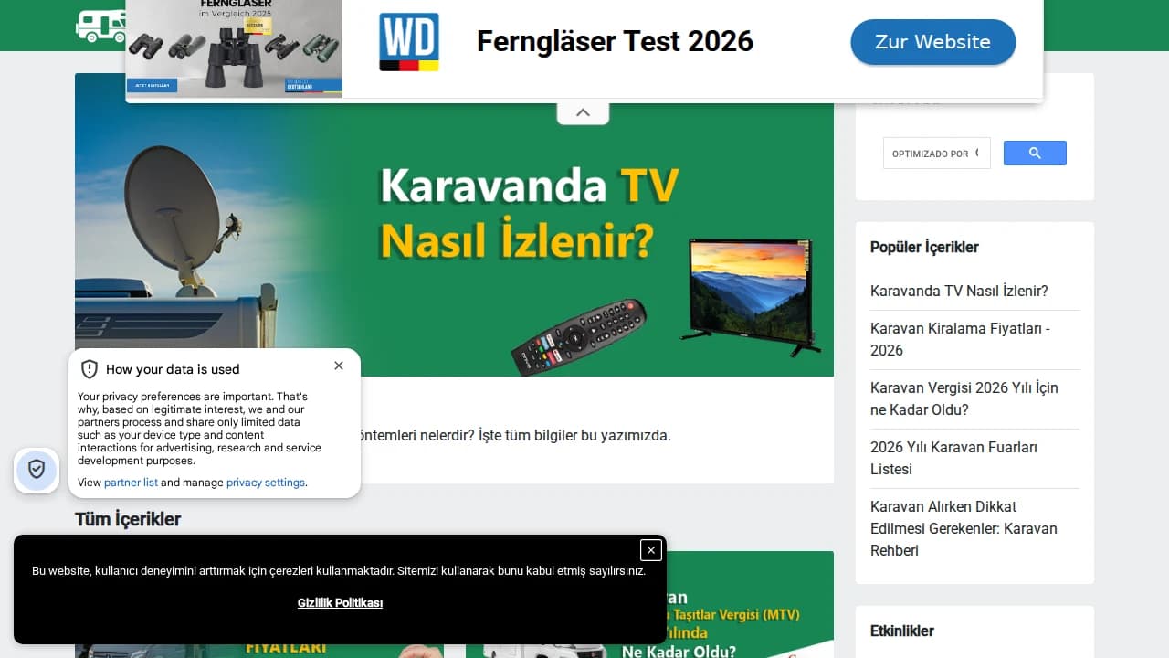 KARAVANYAP website preview