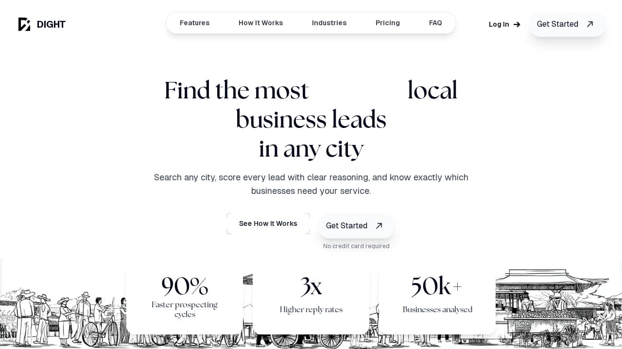 Dight website preview