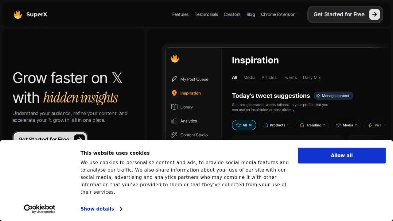 superx.so website preview