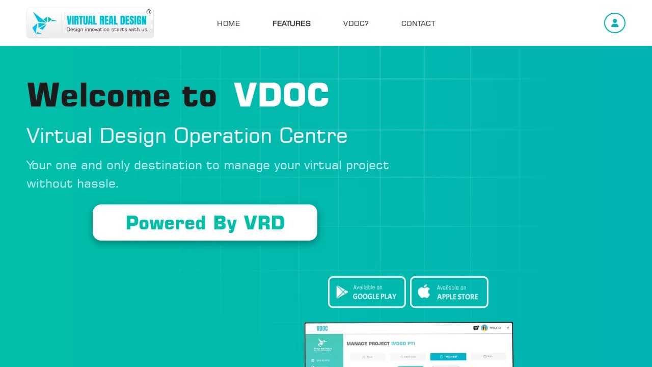 VDOC website preview