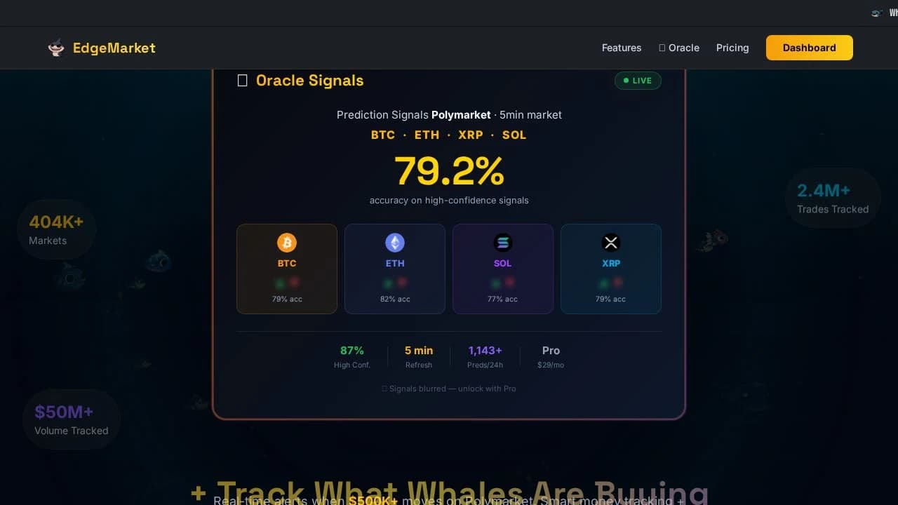 EdgeMarket website preview