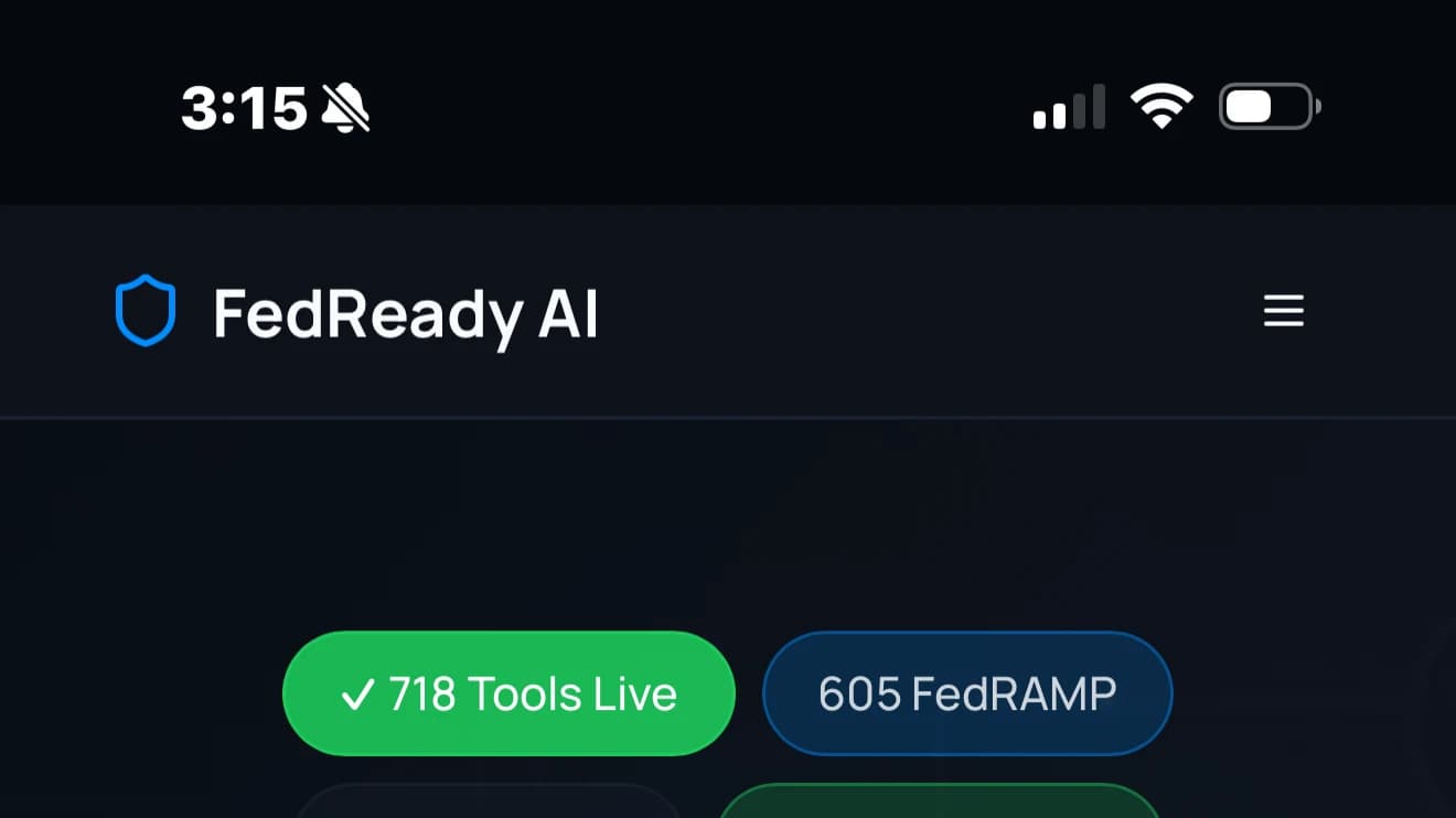 Fedreadyai website preview