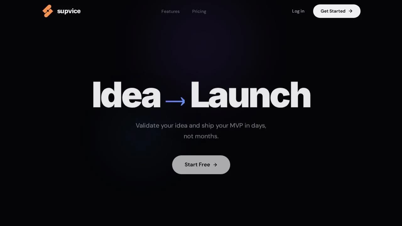 supvice website preview