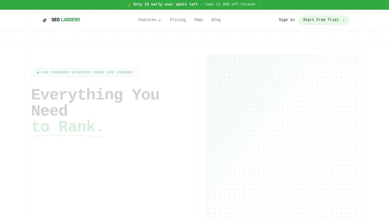 SEO LADDERS website preview