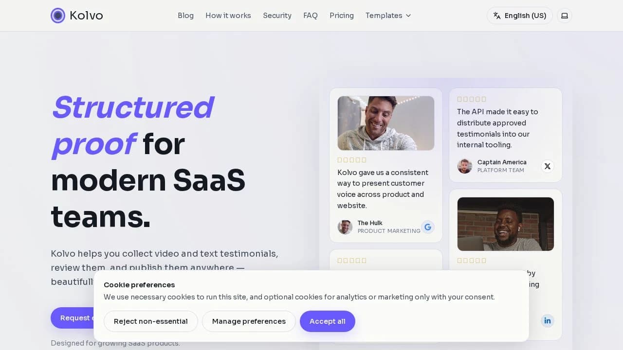 Kolvo.io website preview