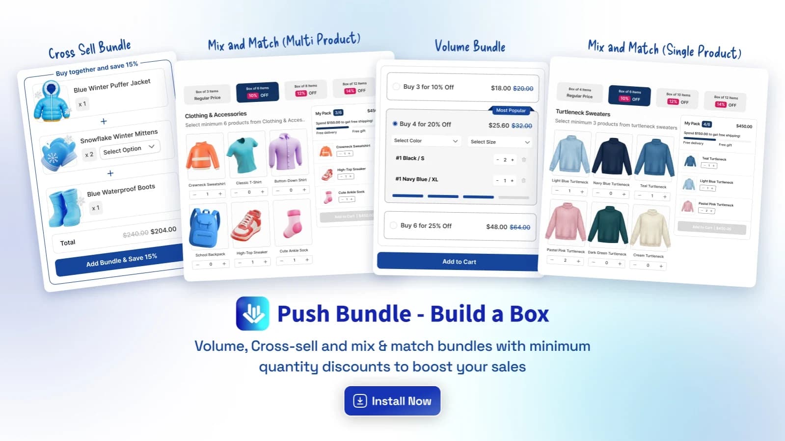 Push Bundle ‑ Build a Box website preview