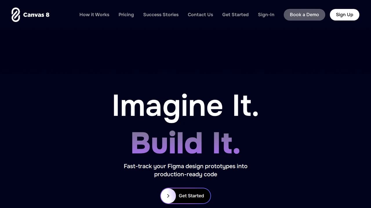 Canvaseight website preview