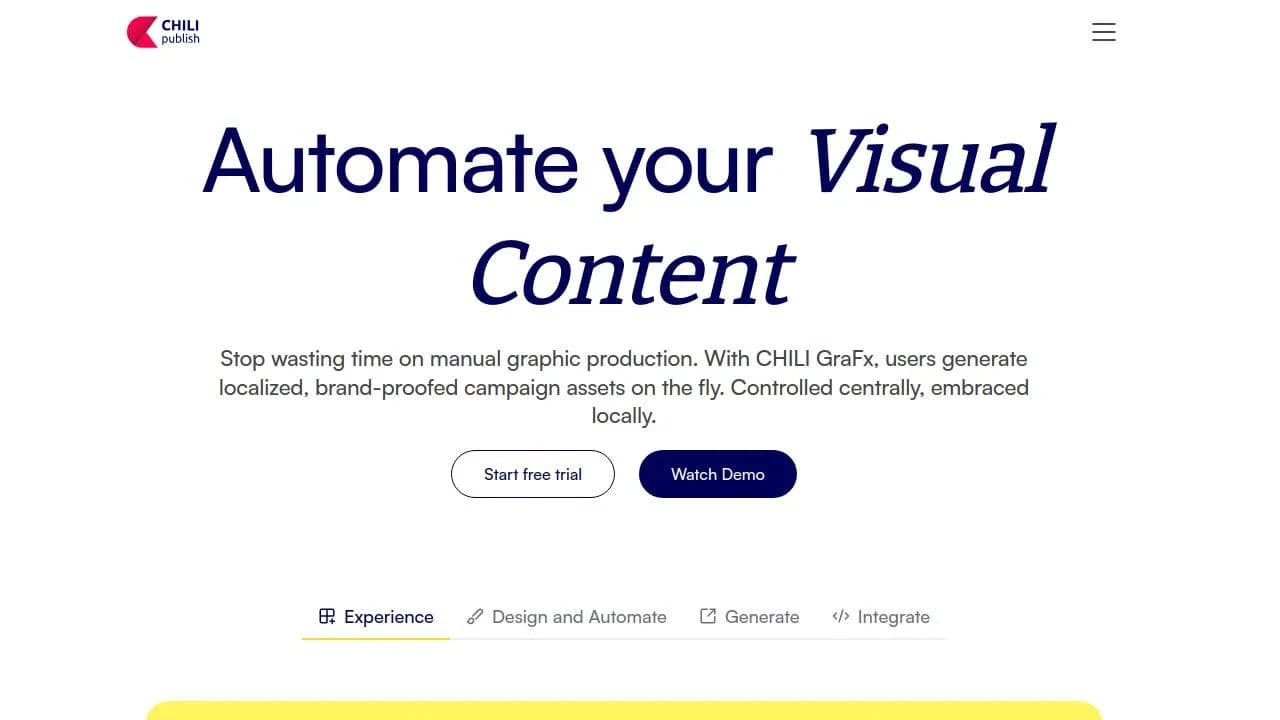 CHILI GraFx website preview