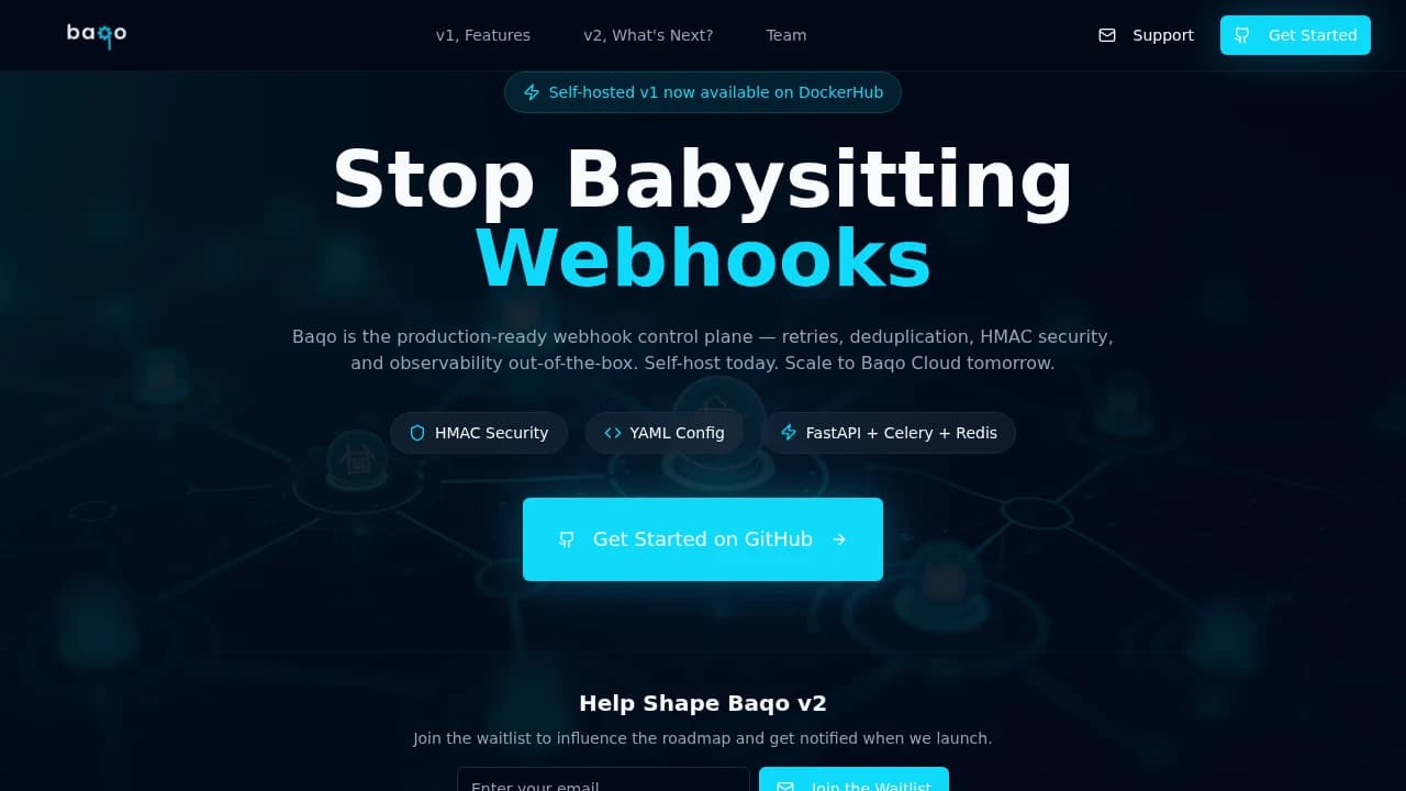 Baqo website preview