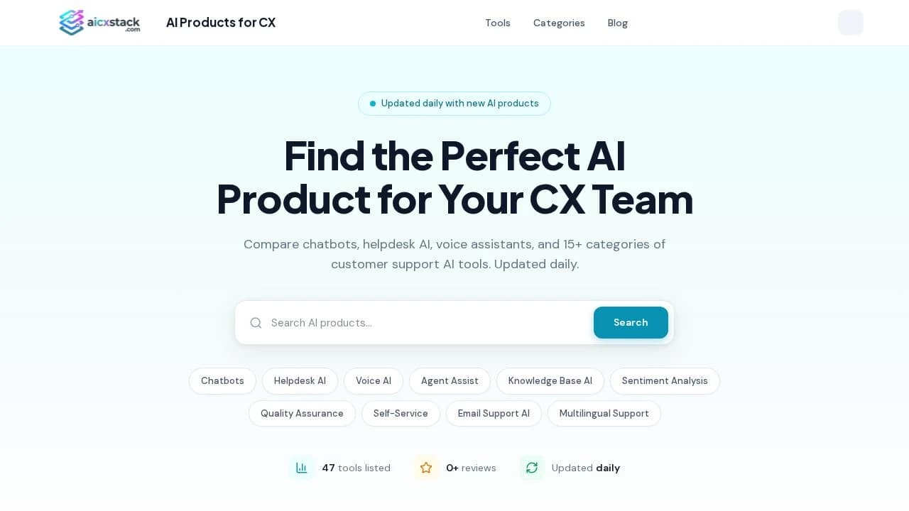 AI CX Stack preview