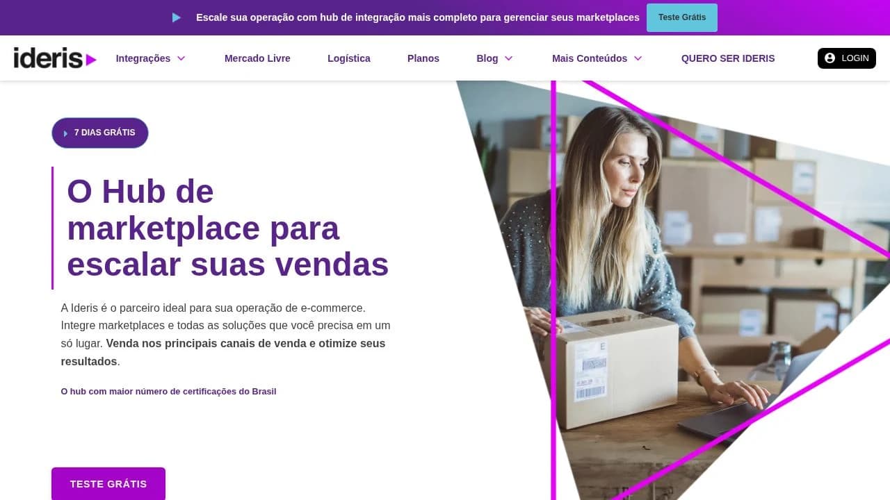 Ideris website preview