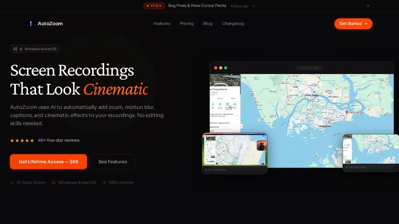 Auto zoom website preview