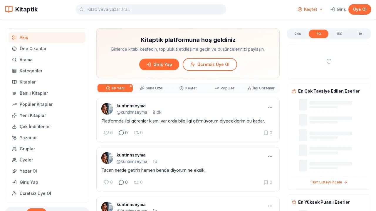 Kitaptik E-Kitap Oku ve İndir website preview