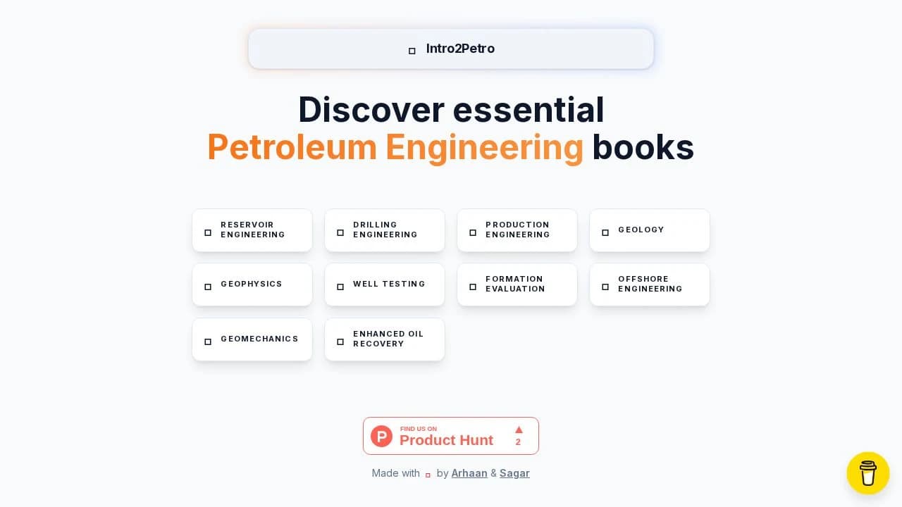 intro2petro website preview
