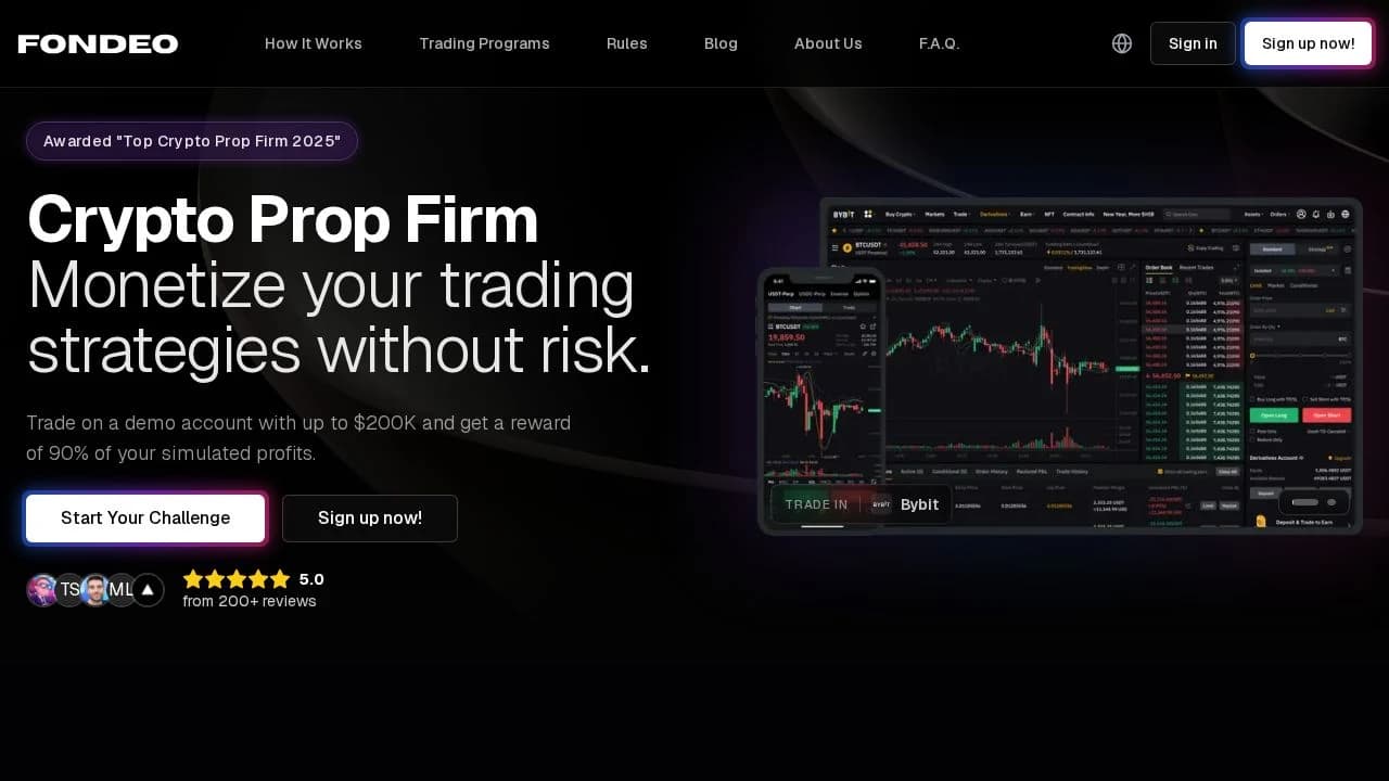 Fondeo.xyz website preview