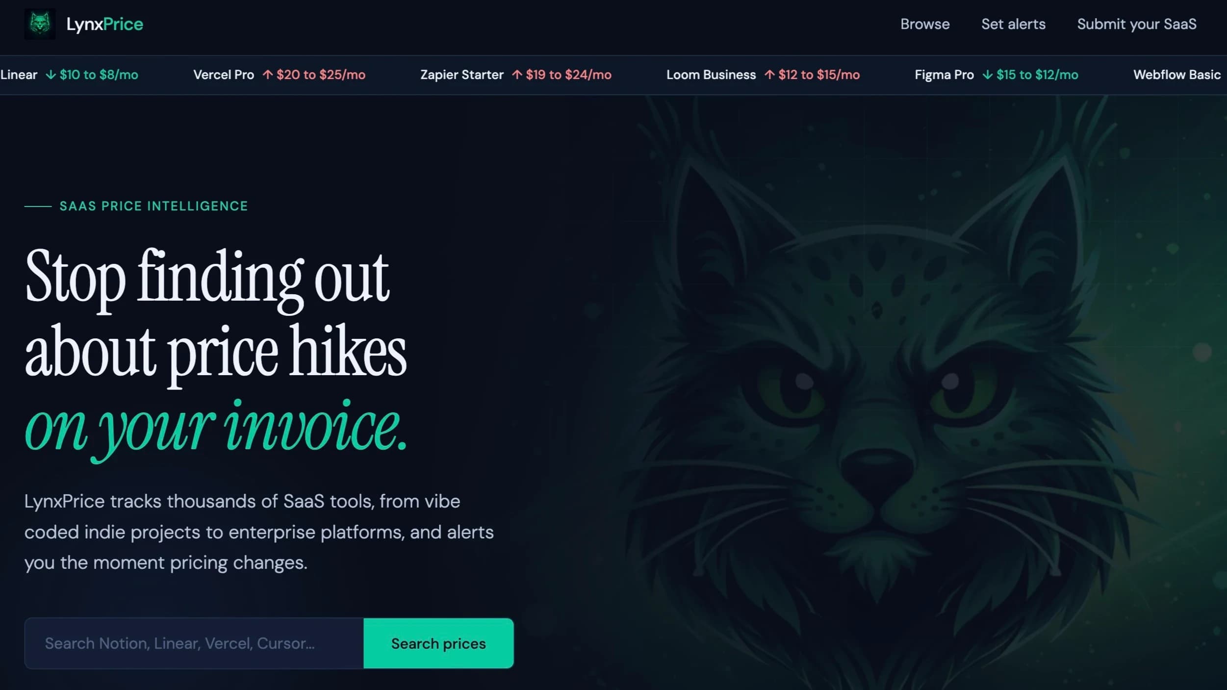 Lynx Price preview
