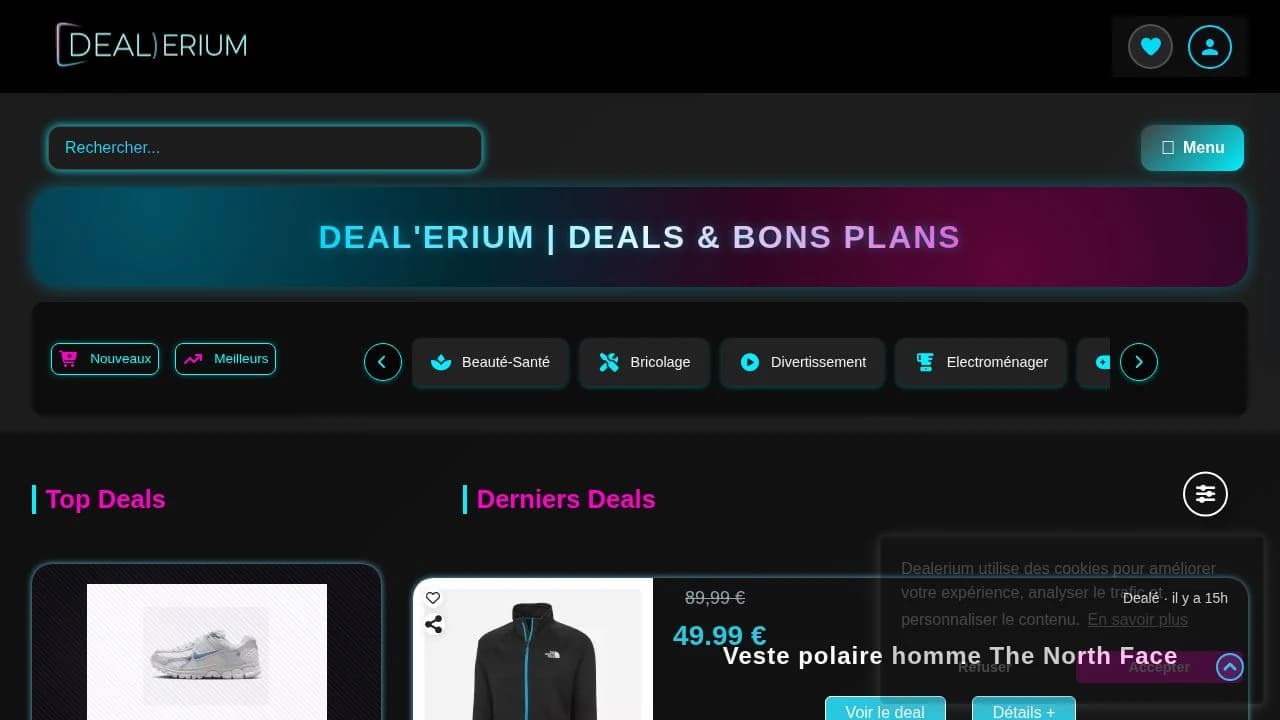Dealerium website preview