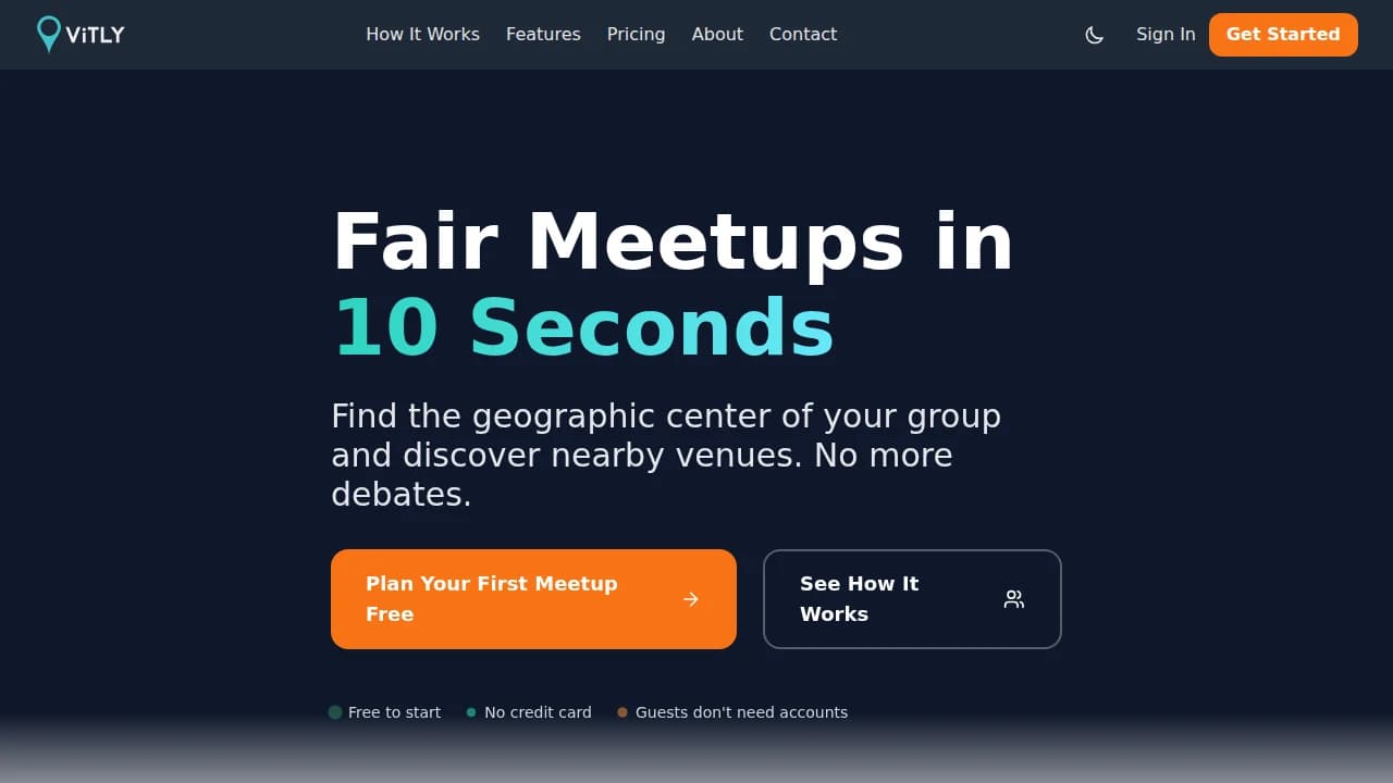 Vitly website preview