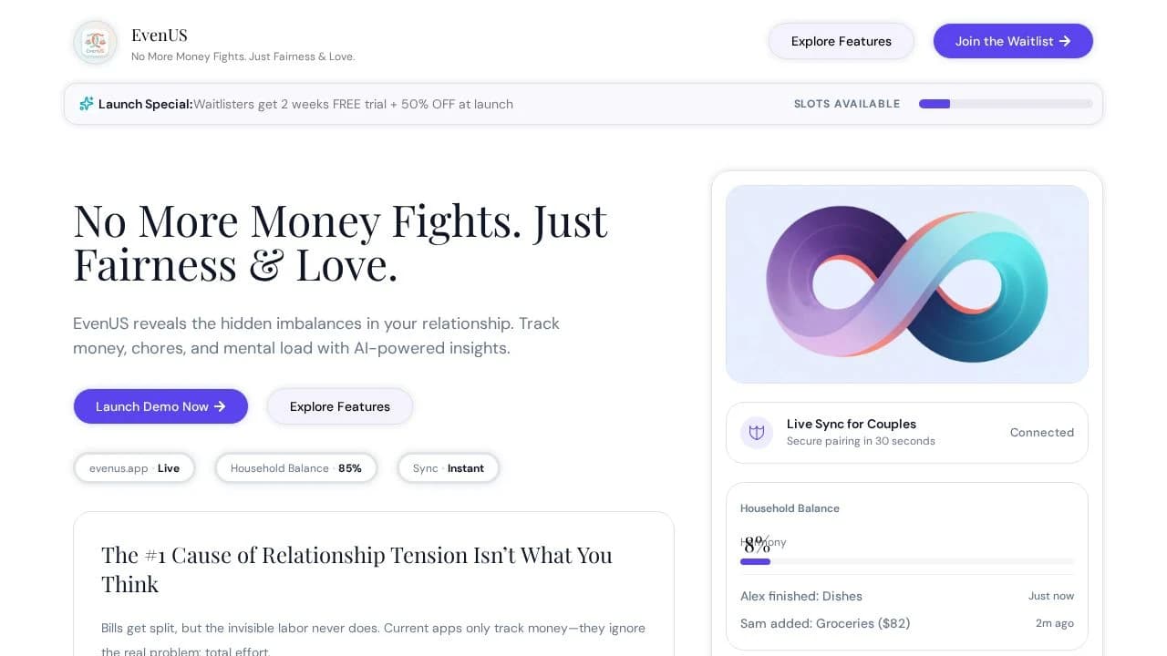 evenus - IoT & Hardware example screenshot
