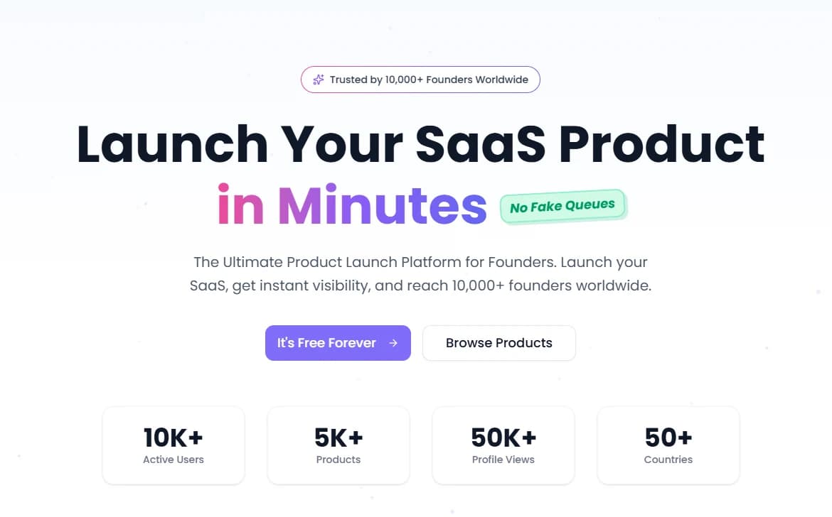 Kick Product website preview