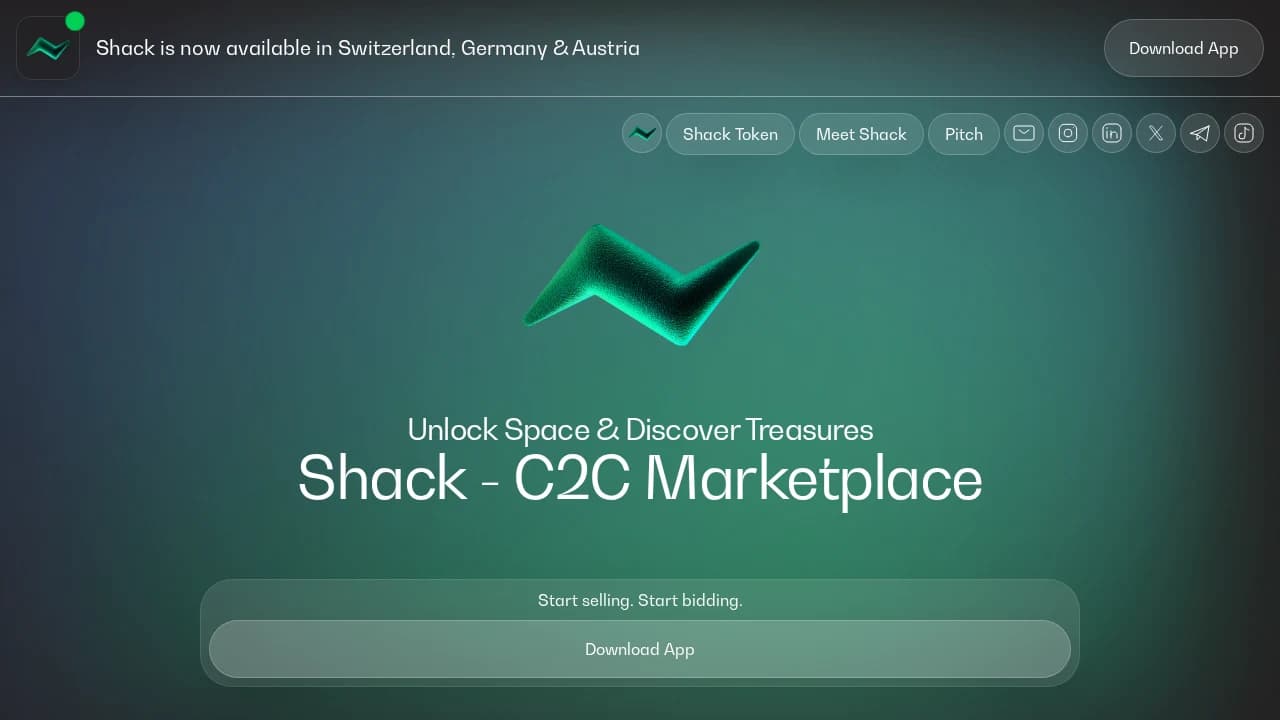 Shack website preview