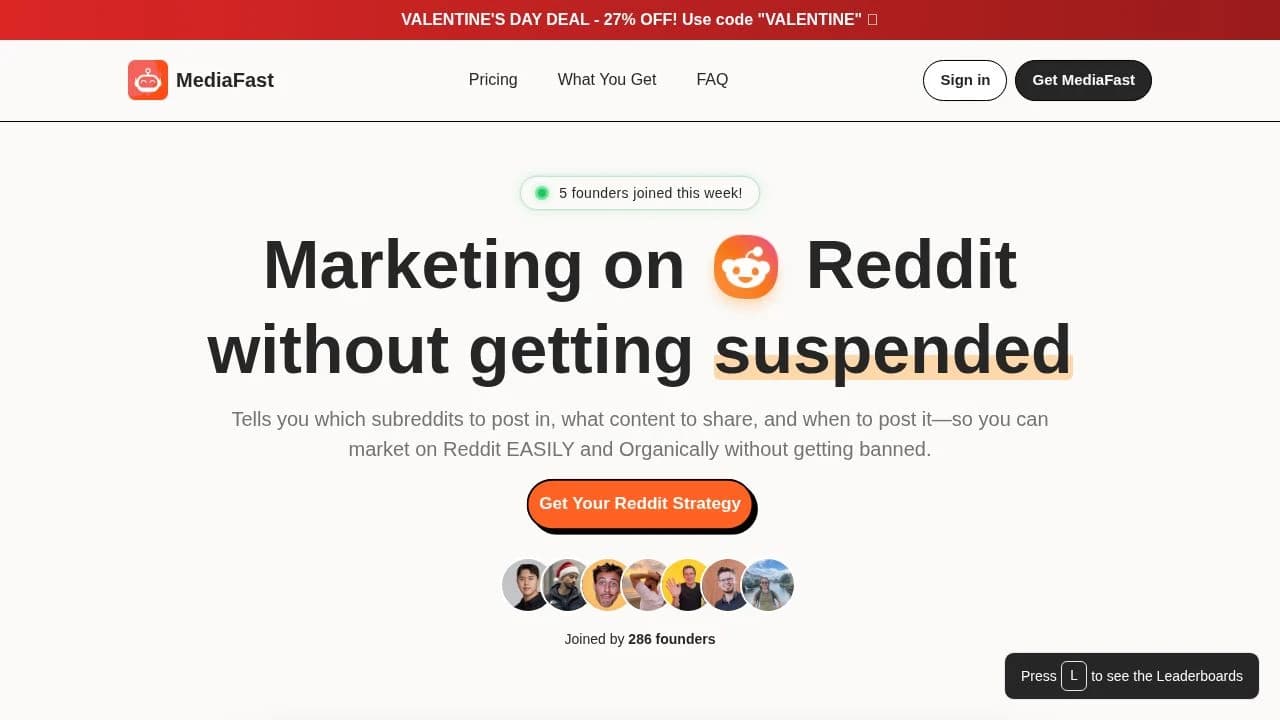 MediaFast website preview