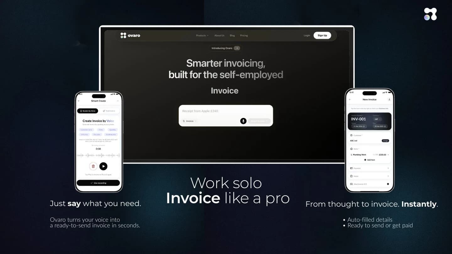 Ovaro website preview