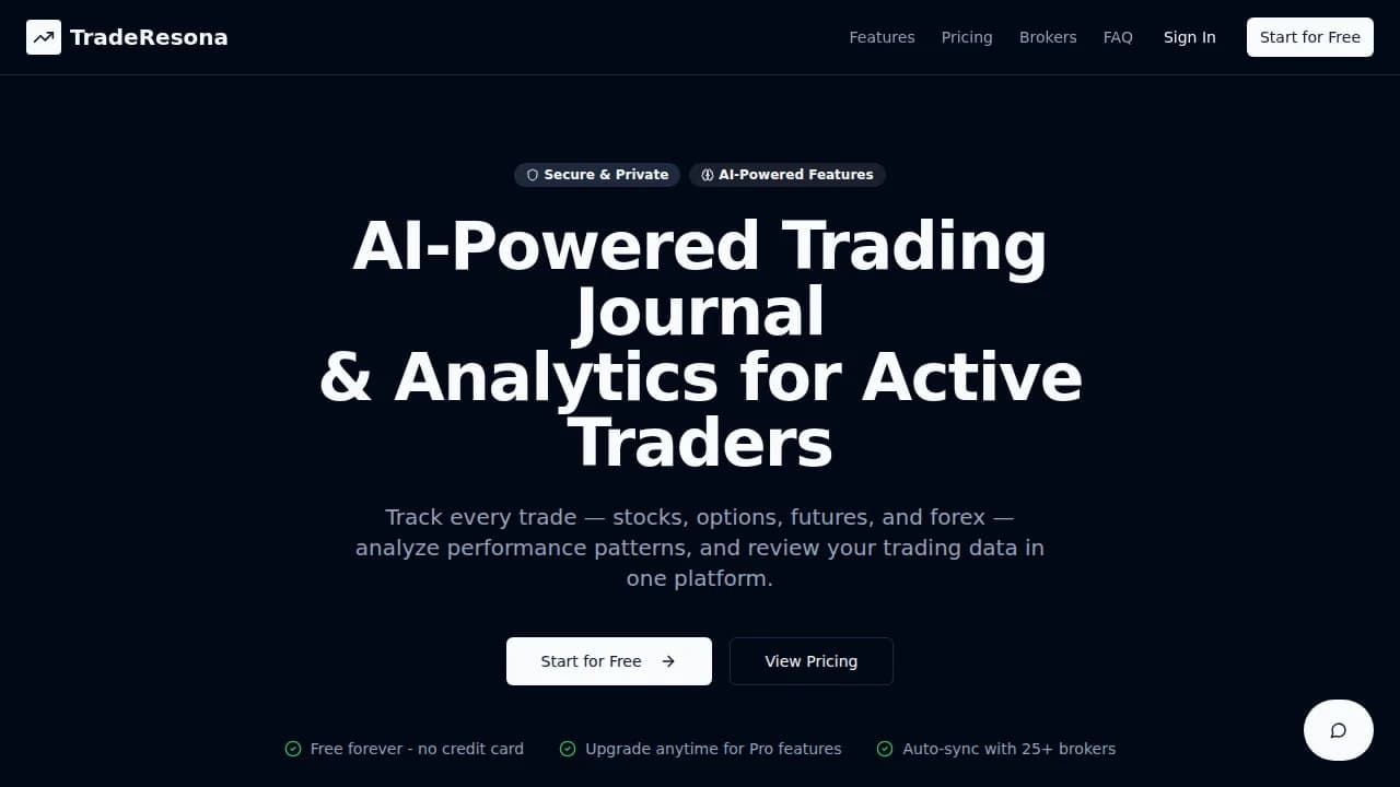 TradeResona website preview