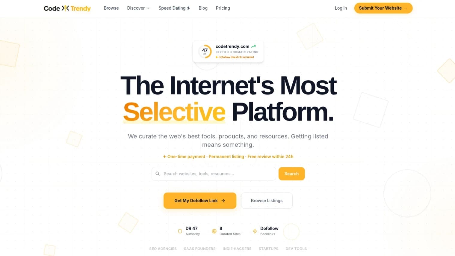 CodeTrendy website preview