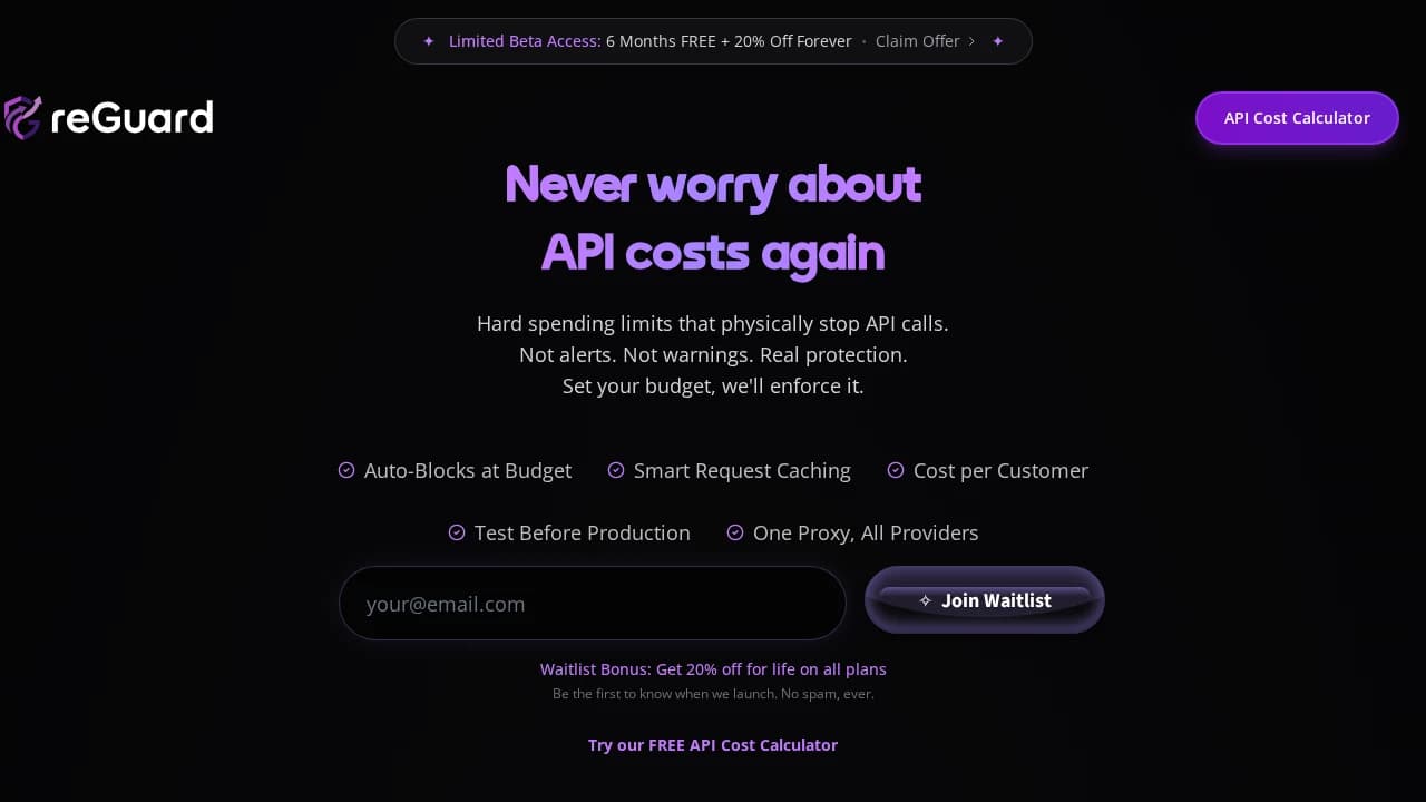 reGuard website preview