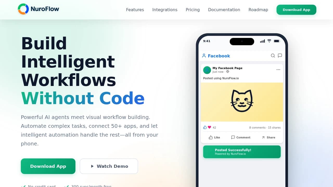 NuroFlow website preview