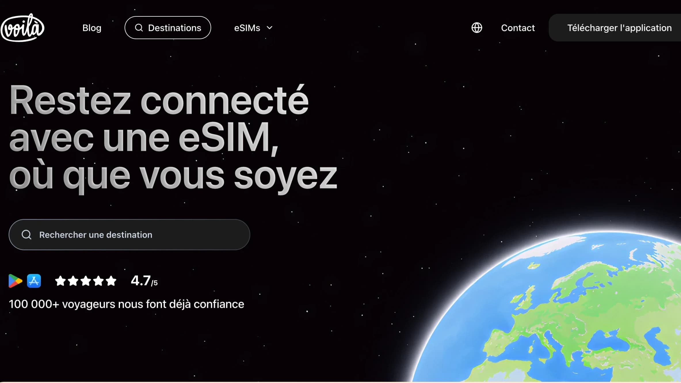 voilà website preview